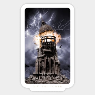 The Tower Tarot Card Sticker